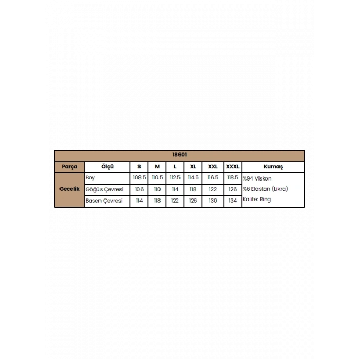 Nevamel® Yakası Dantelli Kısa Kollu Ekru Gecelik