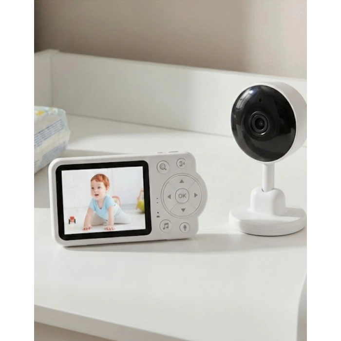 Nevamel® Yakınlaştırma Özellikli Gece Görüşlü Bebek İzleme Kamerası