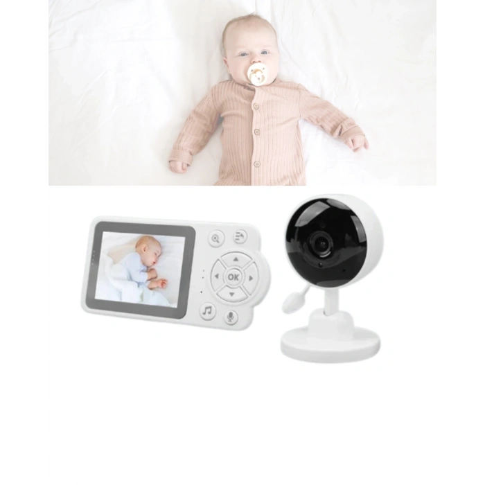 Nevamel® Yakınlaştırma Özellikli Gece Görüşlü Bebek İzleme Kamerası