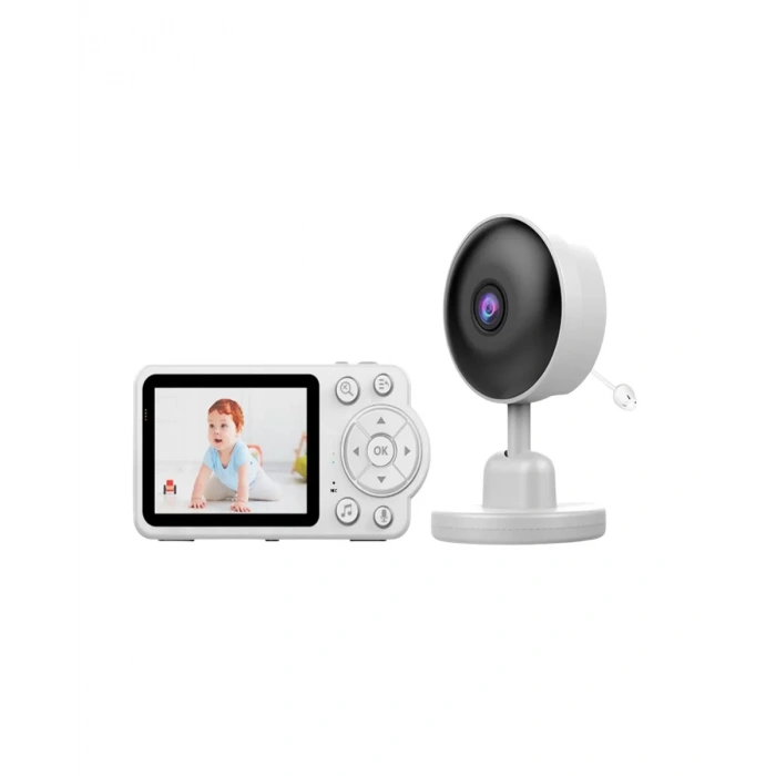 Nevamel® Yakınlaştırma Özellikli Gece Görüşlü Bebek İzleme Kamerası Yeni Nesil