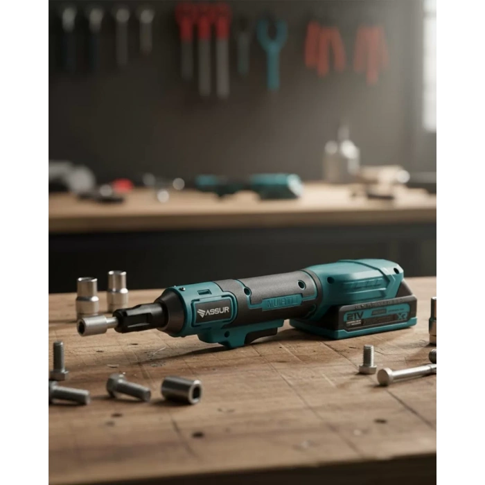 Nevamel® Yandan Sıkma Somun İşlemleri İçin 21V Akülü Cırcır Anahtar