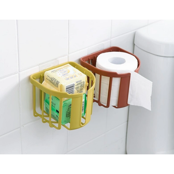 Nevamel Yapışkanlı Çok Fonksiyonlu Banyo Organizeri BEYAZ