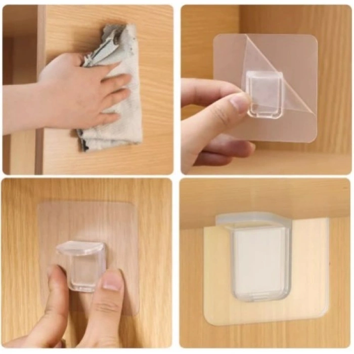 Nevamel Yapışkanlı Raf Tutucu Seti