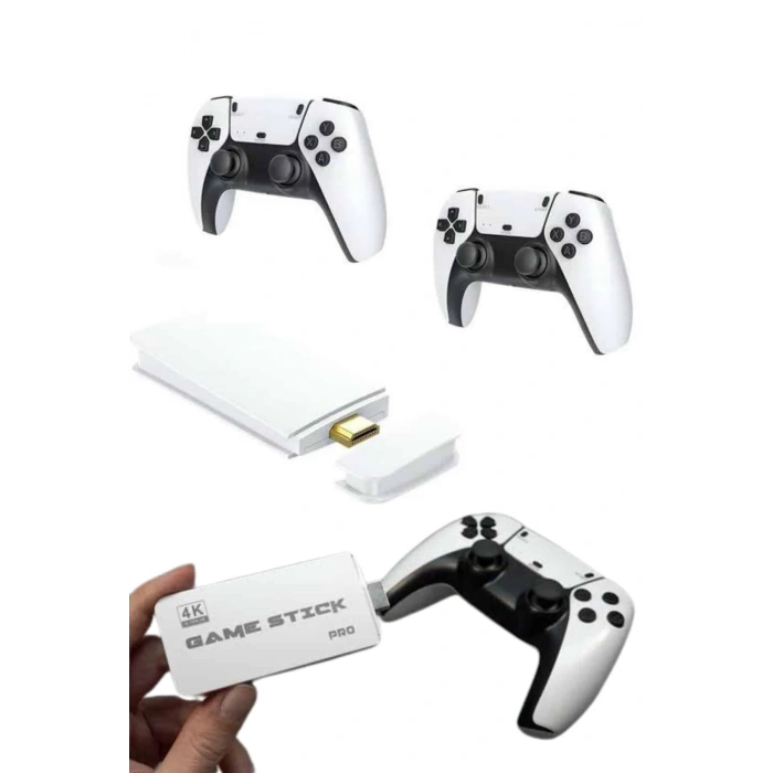 Nevamel® yeni nesil 3D 4K 2000 Oyunlu Game Stick Oyun Konsolu Çift Konsol