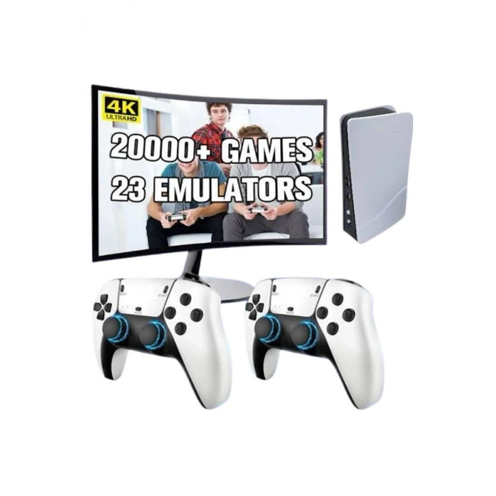 Nevamel® Yeni nesil 4k Hd 2.4g Kablosuz Kol 3000 Oyunlu Game Station Retro Atari Game Box