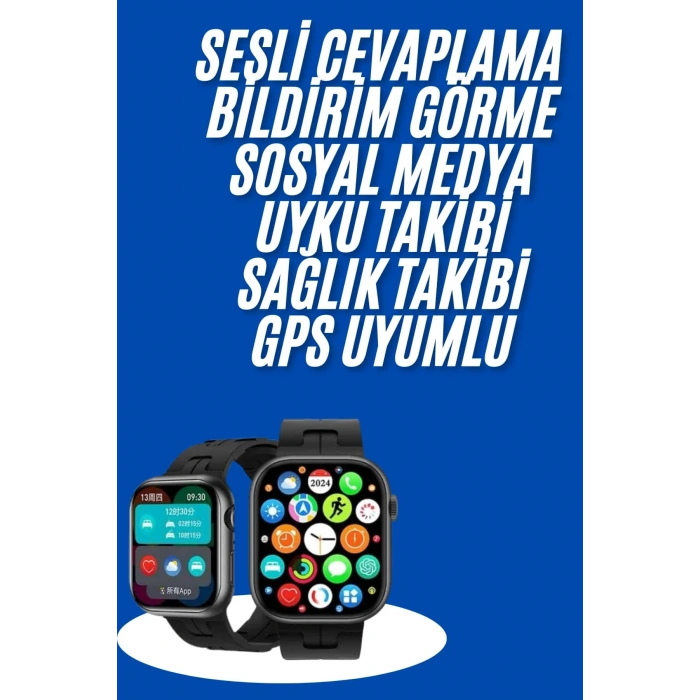 Nevamel Yeni Nesil Akıllı Saat Amoled Ekran Yüksek Çözünürlüklü 41 mm Kasa