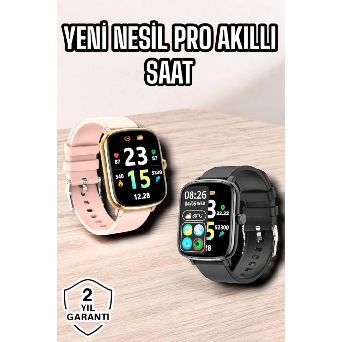 Nevamel Yeni Nesil Akıllı Saat Arama Bildirimleri Uyku & Kalp Atış Takibi