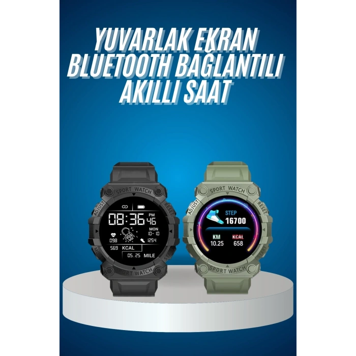 Nevamel Yeni Nesil Akıllı Saat Bluetooth Bağlantılı Android ve İOS Uyumlu