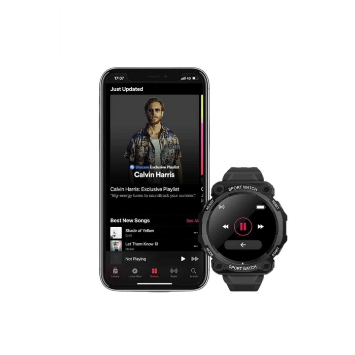 Nevamel Yeni Nesil Akıllı Saat Bluetooth Bağlantılı Android ve İOS Uyumlu