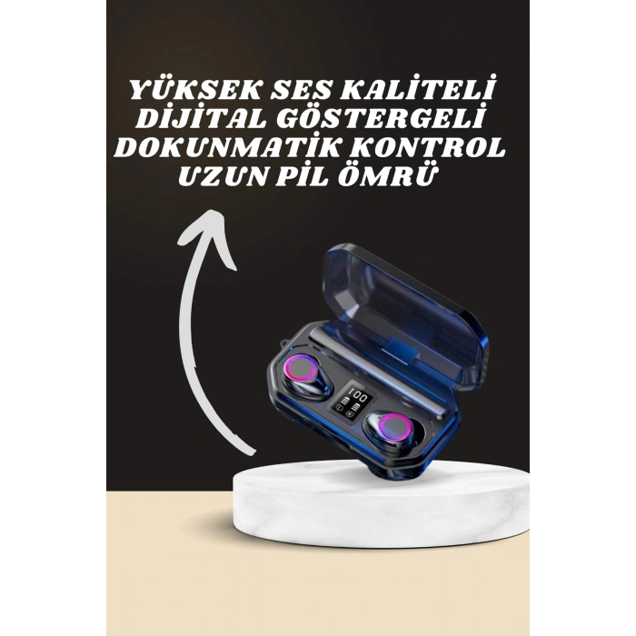 Nevamel Yeni Nesil Akıllı Saat ve Bluetooth Kulaklık Kampanyası Dijital Göstergeli Powerbankli