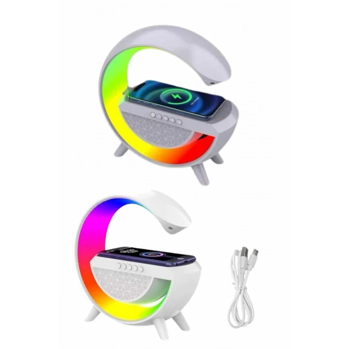 Nevamel® Yeni Nesil Bluetooth Hoparlör Speaker 5.0 Taşınabilir G Şeklinde Powerbankli Yeni Nesil