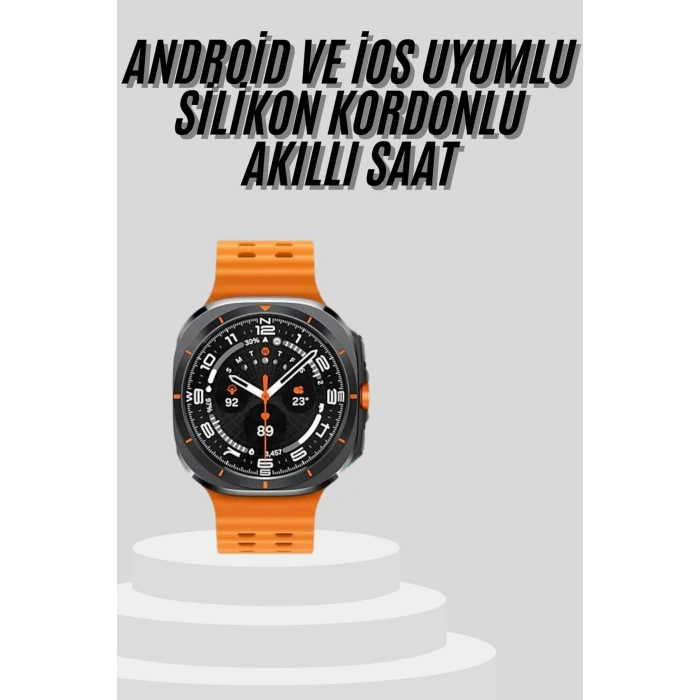 Nevamel® Yeni Nesil Çağrı Cevaplayabilen 47 MM Titreşimli Çok Fonksiyonlu Akıllı Saat