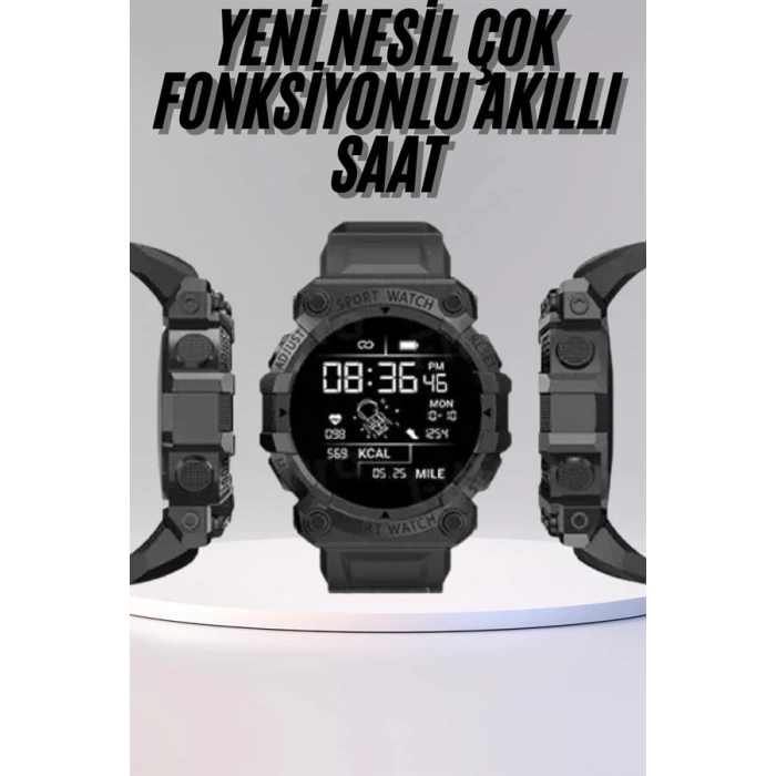 Nevamel Yeni Nesil Çok Fonksiyonlu Uyku ve Sağlık Takibi Yapabilen Siyah