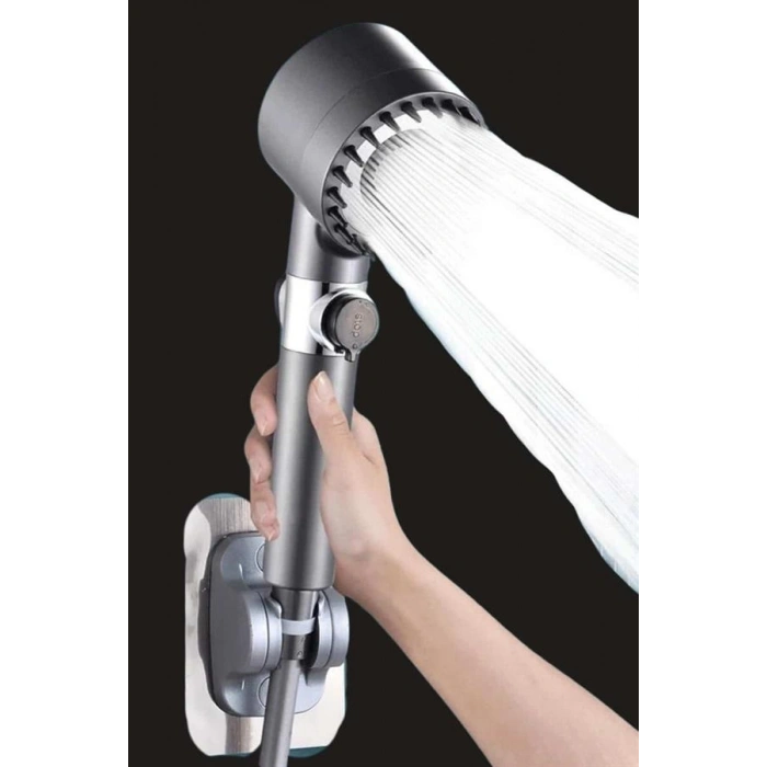 Nevamel Yeni Nesil Duş Başlığı Paslanmaz Çelik Masaj Etkili Ergonomik Tasarım Su Basınçlı