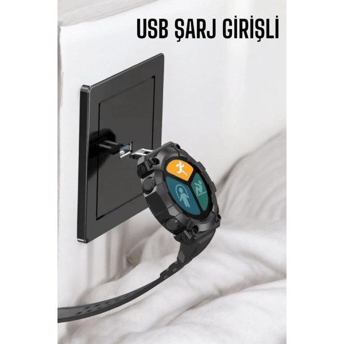 Nevamel Yeni Nesil Pro Akıllı Saat Sağlık Ve Spor Takibi Yapabilen