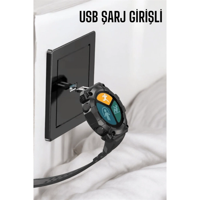 Nevamel Yeni Nesil Pro Akıllı Saat Sağlık Ve Spor Takibi Yapabilen