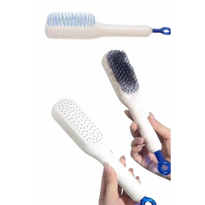 Nevamel® Yeni Nesil Saç Fırçası Saç Derisini Ölü Derilerinden Arındırır Kolay Temizlenen