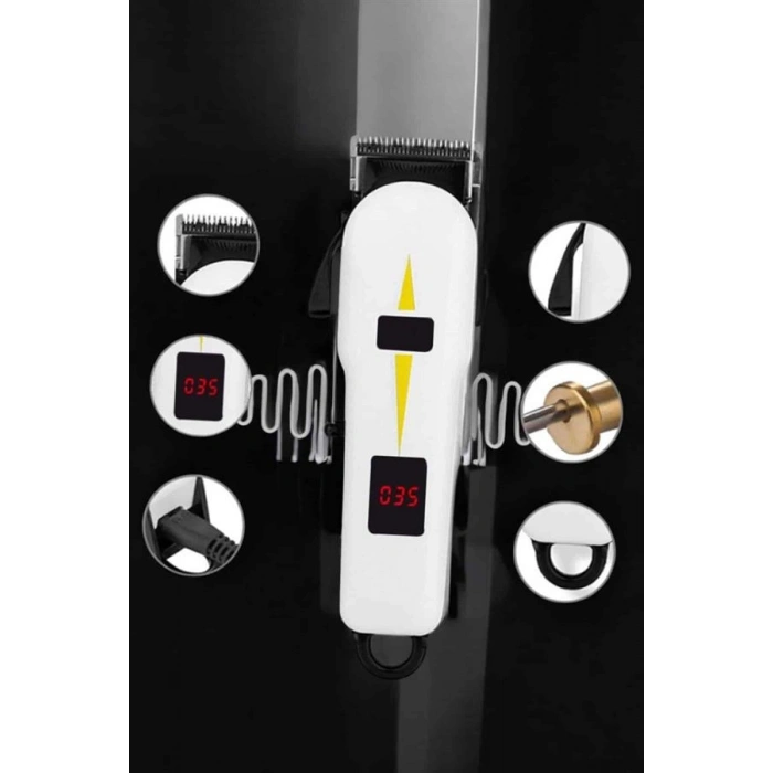 Nevamel® Yeni Nesil Tıraş Makinesi Uzun Şarjlı Paslanmaz Çelik Bıçaklı