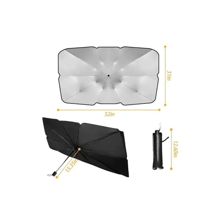 Nevamel Yeni Nesil Tüm Araç Modellerine Uygun Oto Şemsiye Katlanabilir UV Işınlarına Karşı