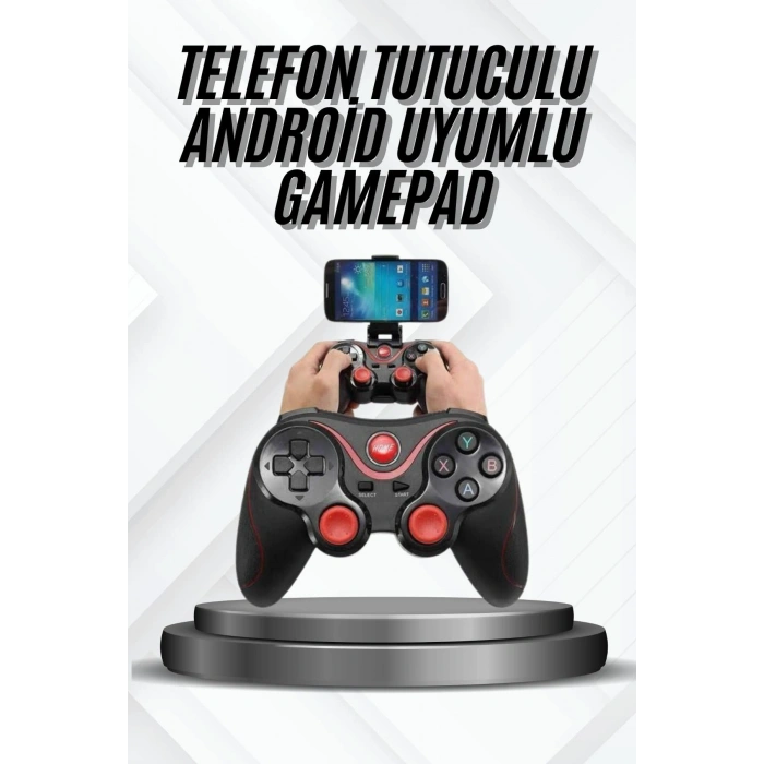Nevamel Yeni Nesil X3 Gamepad Android Uyumlu Telefon Tutucu Özellikli Joystick