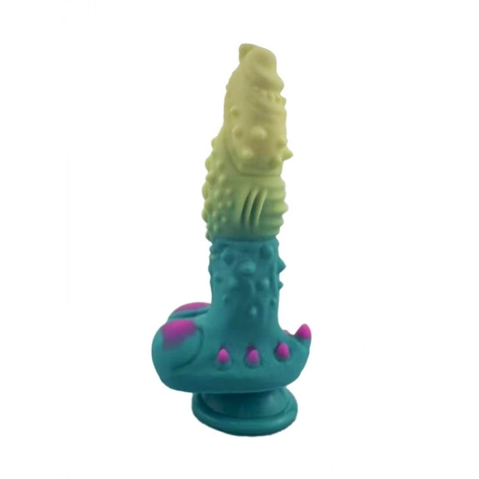 Nevamel® Yeşil Mavi Canavar Dildo Model 2