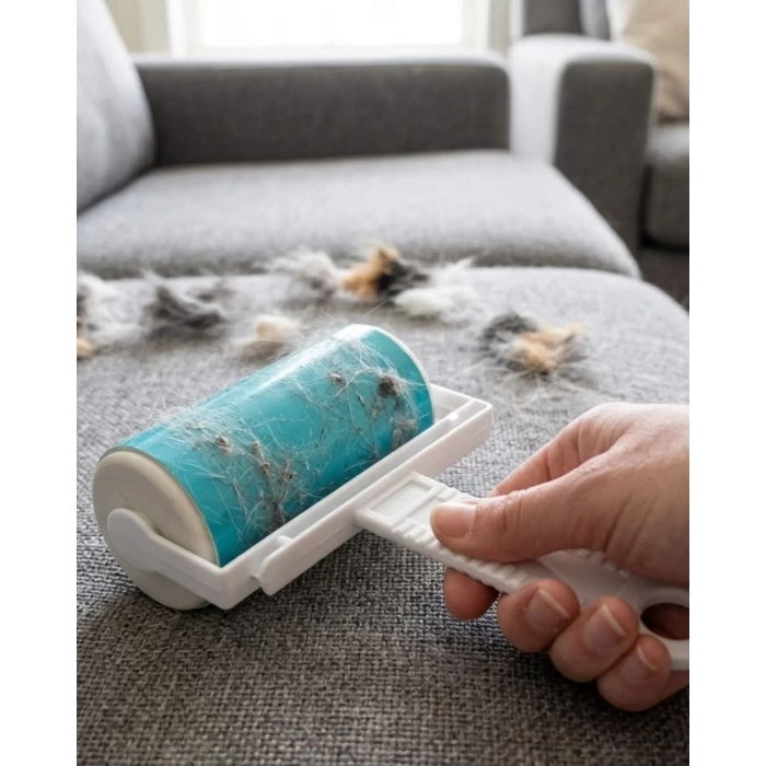 Nevamel® Yıkanabilir Tüy Toplama Rulosu Kedi Köpek Tüyü Temizleme Çok Amaçlı Temizlik Aparatı