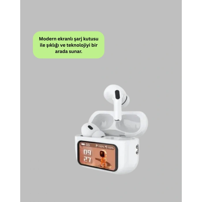 Nevamel Yüksek Bass ve Güçlü Ses Özellikli Akıllı Bluetooth Kulaklık Dokunmatik Kontrol