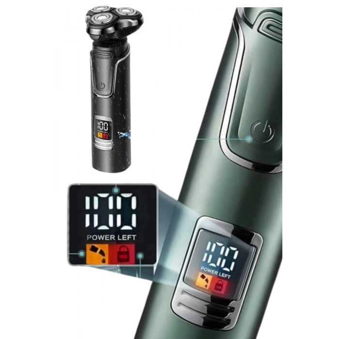 Nevamel Yüksek Performanslı 3 Başlıklı Profesyonel Şarjlı Islak ve Kuru Kullanıma Uygun