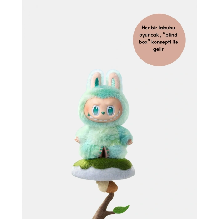 Nevamel Yumuşak Kumaşlı 20 cm Labubu Peluş – 3 Yaş Üzeri Uygun