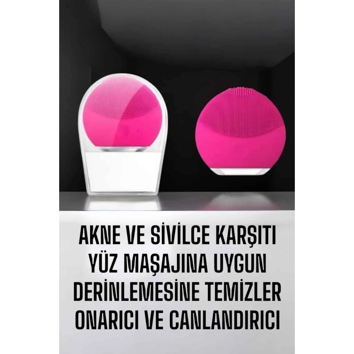 Nevamel Yüz Temizleme Aleti Genç Görünüm Sağlayan Kan Dolaşımını Hızlandıran Kablosuz ve Taşınabilir