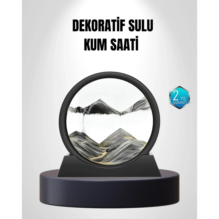 Nevamel Zarif Cam Kum Saati – Ofis Ev ve Raf Dekoru için Estetik Tasarım