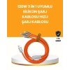Nevamel Çoklu Cihaz Dostu 120 W Hızlı Şarj Kablosu – Tek Kablo ile Her Cihaz Elinizin Altında