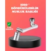 Nevamel® 1080° Dönebilen Püskürtme Filtreli Musluk Başlığı Su Tasarruflu