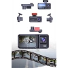 Nevamel 1080P 3 Lensli WİFİ Araç İçi Kameralı Ekran DVR Kaydedici Gece Görüşlü