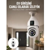 Nevamel® 1080P WiFi Ampul Güvenlik Kamerası – Gece Görüş & Uzaktan Erişim Yeni Nesil