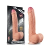 Nevamel® 11 İnç Dual Layer Platinum Silicone Cock