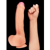 Nevamel® 11 İnç Dual Layer Platinum Silicone Cock