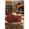 Nevamel® 12 ADET 1200 KUM Yuvarlak Cırtlı Zımpara Diski 115 mm Deliksiz Zımpara Kağıdı 723225
