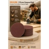 Nevamel® 12 ADET 320 KUM Yuvarlak Cırtlı Zımpara Diski 115 mm Deliksiz Zımpara Kağıdı 723220