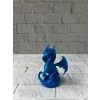 Nevamel® 12 cm Mavi Ejderha Figürü Koleksiyonluk Dekoratif Biblo