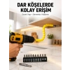 Nevamel® 12’li Akrobat Bits Vidalama Seti Esnek Uç Çok Yönlü Kullanım Yeni Nesil