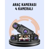 Nevamel® 170° Geniş Açı 4 Kameralı Araç Kamerası Hareket Algılamalı
