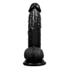 Nevamel® 19Cm Gerçekçi Siyah Dildo Yapay Penis