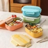 Nevamel® 2 Bölmeli Yemek Kabı - 304 Paslanmaz Çelik - 900 ml