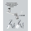 Nevamel® 2 Modlu 1080° Dönebilen Musluk Başlığı Esnek 3 Eklemli Hareketli Tasarım