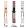 Nevamel 22MM Gear S3 Watch 4 -GT2 GT2E 46MM KayışKordon Seramik Paslanmaz Çelik-(5775)