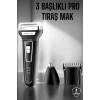 Nevamel 3 Başlıklı Kulak Ve Burun Tıraş Makinesi Erkeklere Özel