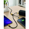 Nevamel® 3lü Şarj Kablosu Hızlı Şarj Destekli Dayanıklı Örgü USB Kablo