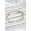 Nevamel® 316L Çelik Gold Renk 65 mm İnce Kadın Kelepçe Bileklik 5886