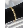 Nevamel® 316L Çelik Gold Renk 7 mm Kalınlık Erkek Bileklik 5886
